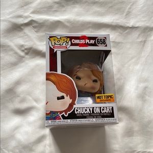 Chucky on cart Hot Topic Exclusive Funko Pop